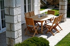 Terrace with outdoor furniture