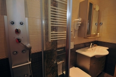 modern bathroom with shower