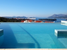 Swimming pool with view to islands