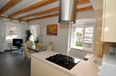 open plan kitchen