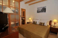 bedroom with bathroom