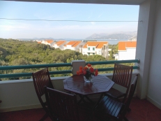 private balcony with outdoor furniture