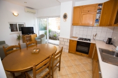 Kitchen with living area