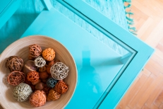 detail on the table