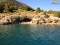 One of small hidden beaches on Island Brač